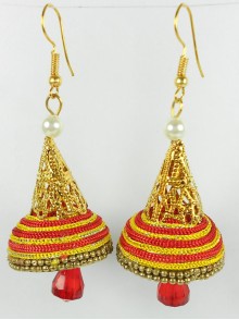 Silk Thread Earrings